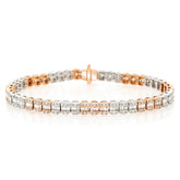 Diamond Two Tone Bracelet