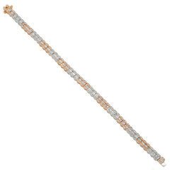 Diamond Two Tone Bracelet