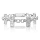 Infinity Link Cross Bracelet