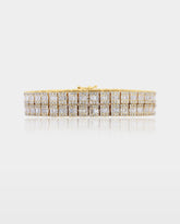 Double Row Diamond Tennis Bracelet