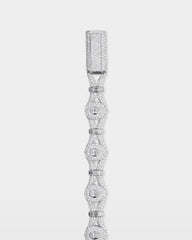 Pear Diamond Link Bracelet