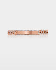 ID Cuban Link Diamond Bracelet