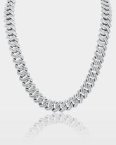 Trapezoid Diamond Cuban Link Chain