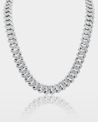 Trapezoid Diamond Cuban Link Chain