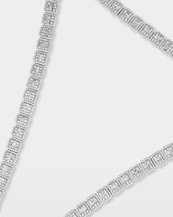Baguette & Round Diamond Chain