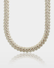 Multi-Row Diamond Cuban Link Chain