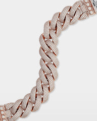 Cluster Diamond Cuban Link Bracelet