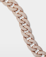 Diamond Cluster Cuban Link Bracelet