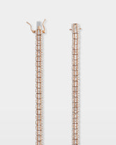 Triple Row Diamond Tennis Necklace