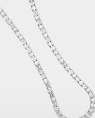 Smiling Rocks Diamond Tennis Necklace
