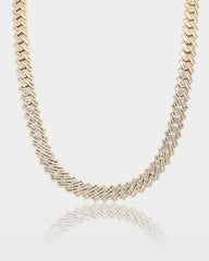Trapezoid Diamond Cuban Link Chain