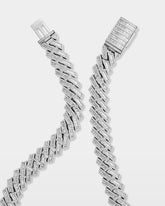 Trapezoid Diamond Cuban Link Chain
