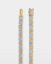 Two Tone Square Link Diamond Chain
