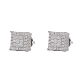 Square chandelier VVS Moissanite Daimond Earrings