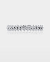Diamond Baguette Cuban Link Bracelet