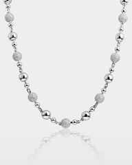 Pavé Bead & Ball Diamond Link Chain