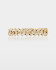 Diamond Baguette Cuban Link Bracelet
