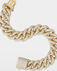 Pavé Diamond Curb Chain Bracelet