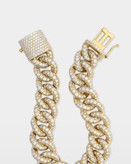 Pavé Diamond Curb Chain Bracelet