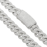 Flower Setting Diamond Cuban