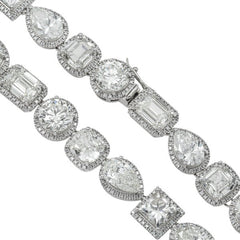 Multi Shape Diamond Necklace