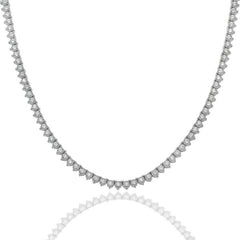 Martini Diamond Tennis Necklace