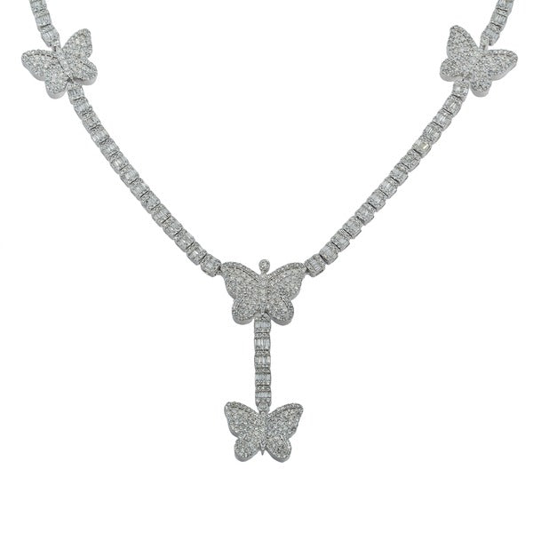 Diamond Butterfly Necklace