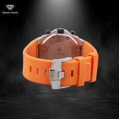 Chronograph Moissanite Diamond Hip Hop Iced Out Watch