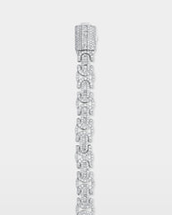 Sculpted Diamond Link Bracelet