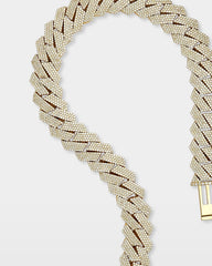 Multi-Row Diamond Cuban Link Chain