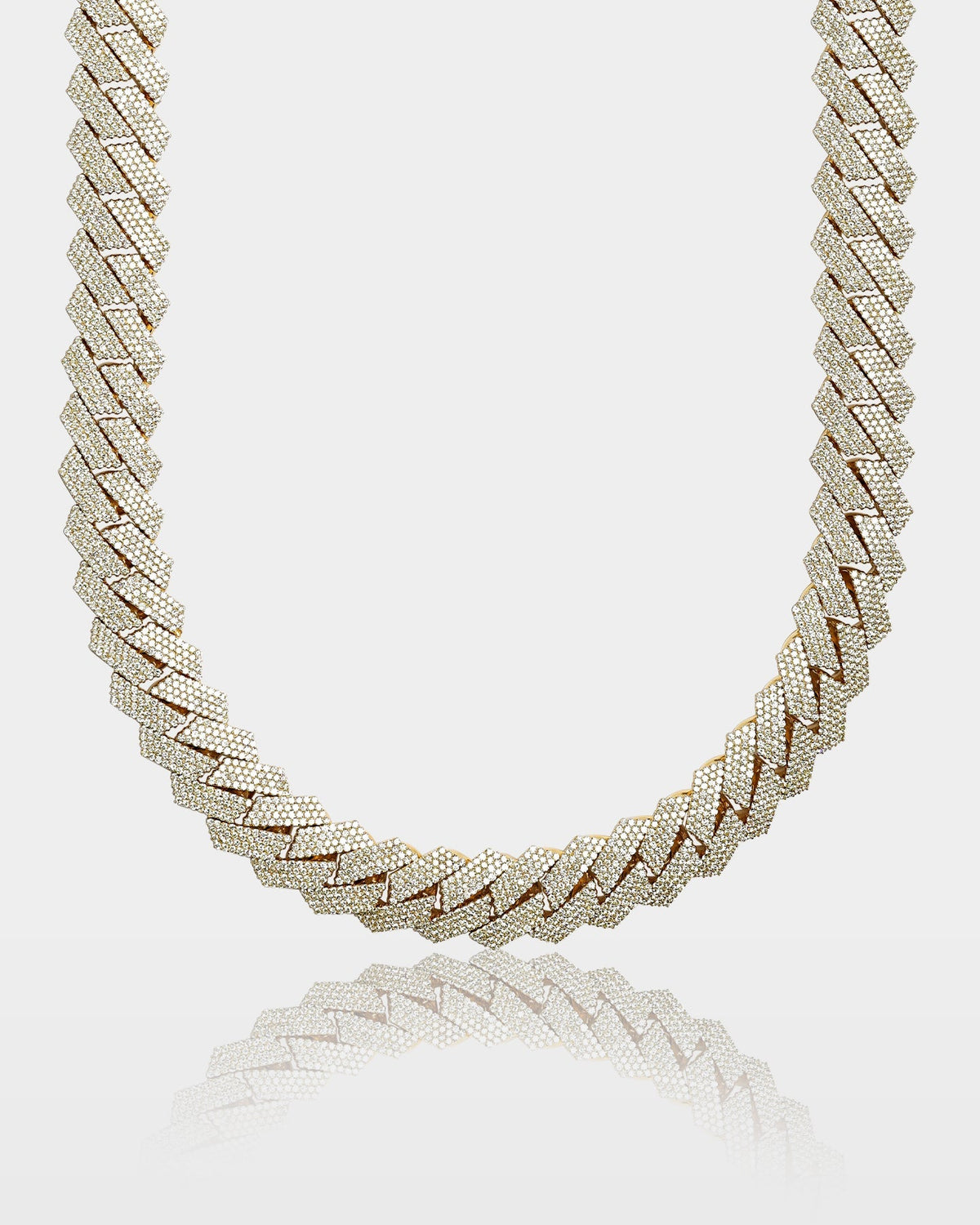 Multi-Row Diamond Cuban Link Chain