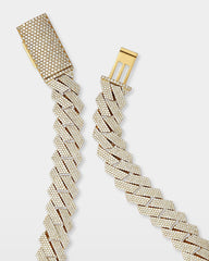 Multi-Row Diamond Cuban Link Chain