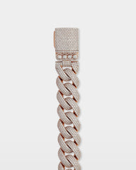 Cluster Diamond Cuban Link Bracelet