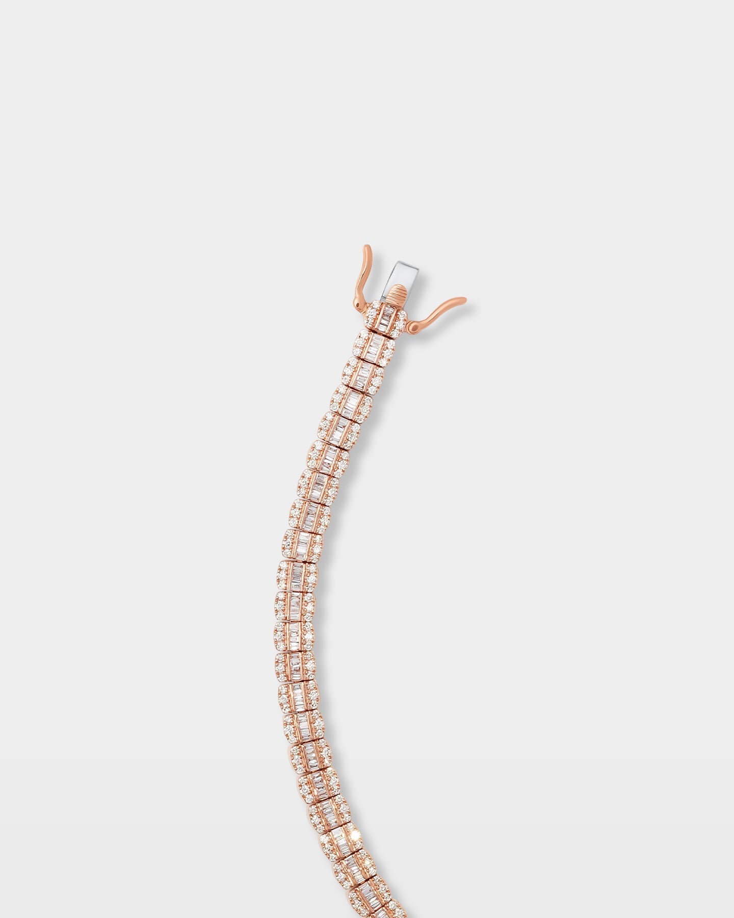 Round & Baguette Tennis Bracelet
