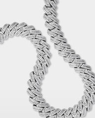 Trapezoid Diamond Cuban Link Chain