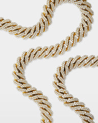 Two Row Diamond Miami Cuban Link Chain