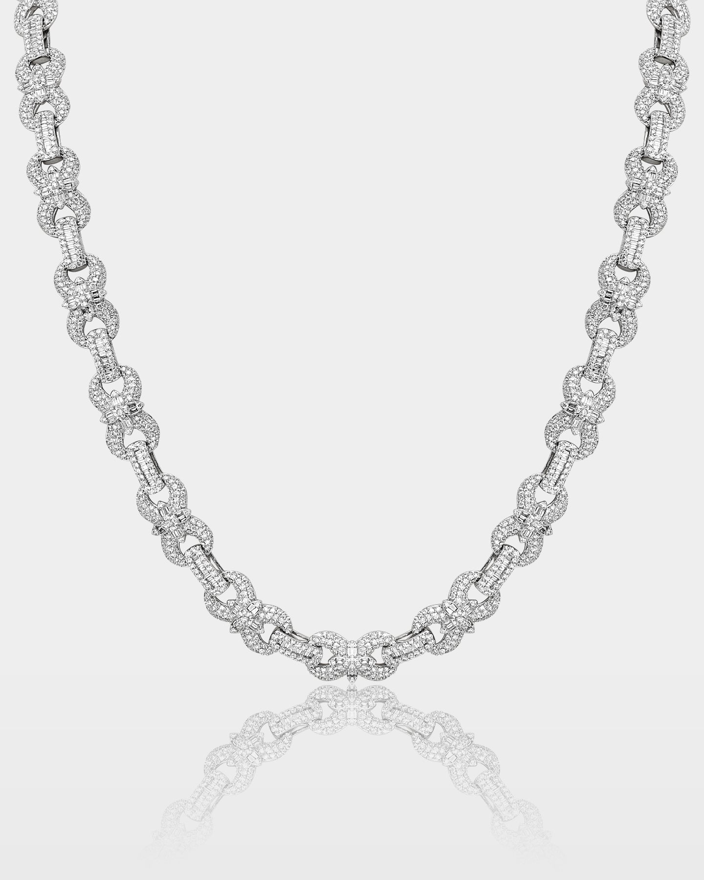Clover Infinity Diamond Link Chain