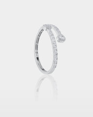 Gold Pavé Diamond Chain Bracelet