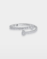 Gold Pavé Diamond Chain Bracelet