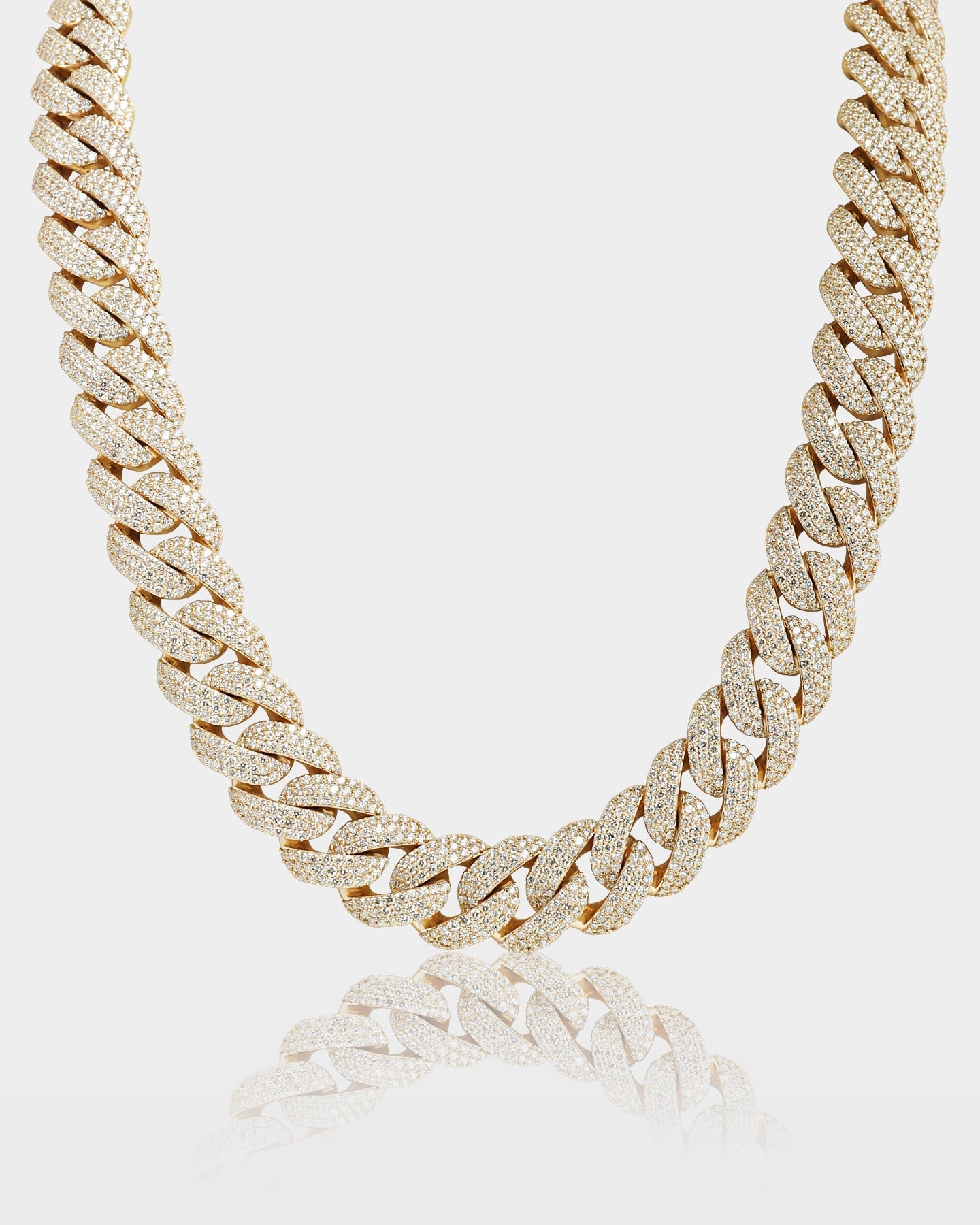 Cluster Diamond Cuban Link Chain