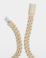 Cluster Diamond Cuban Link Chain