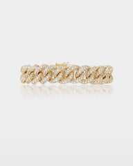 Pavé Diamond Curb Chain Bracelet