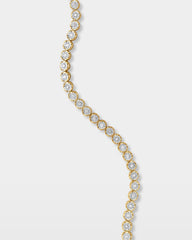 Round Diamond Bezel Bracelet