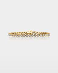 Round Diamond Bezel Bracelet