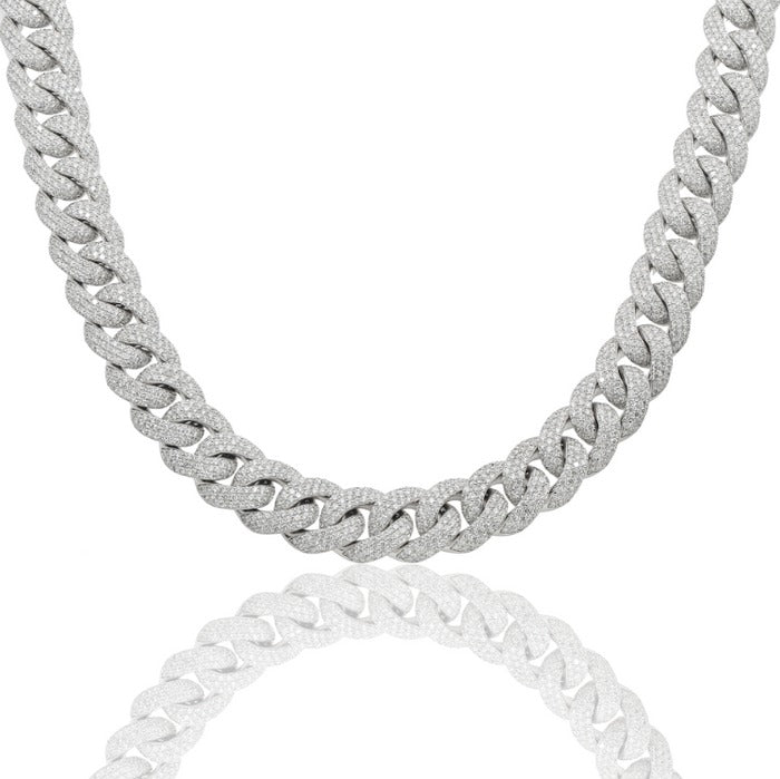 Flower Setting Diamond Cuban