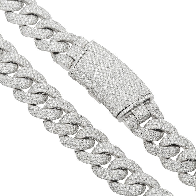 Flower Setting Diamond Cuban